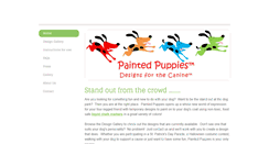 Desktop Screenshot of paintedpuppies.com